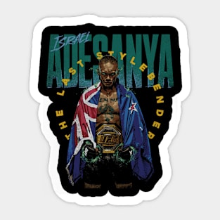 Israel Adesanya Stylebender Flame Sticker